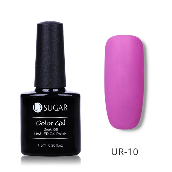 UR-10 Ur Sugar матовый Гель-лак для нейл-арта УФ-гель-Лак Матовый верхний слой светодиодный долговечный матовый Гель-лак для ногтей - Цвет: UR-10