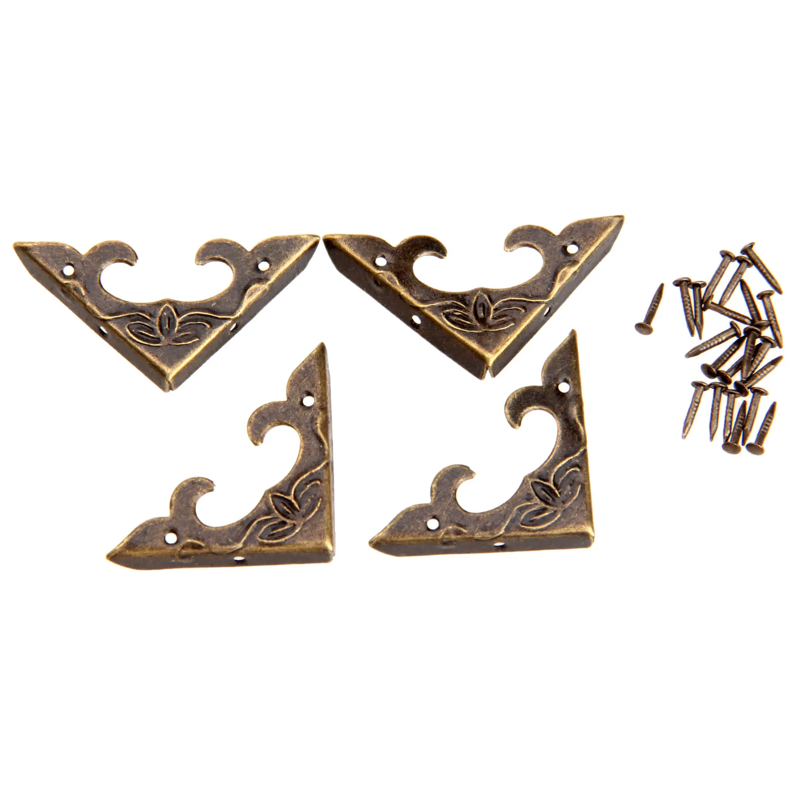 4 шт угловой кронштейн для деревянных коробок альбомов скрапбукинга