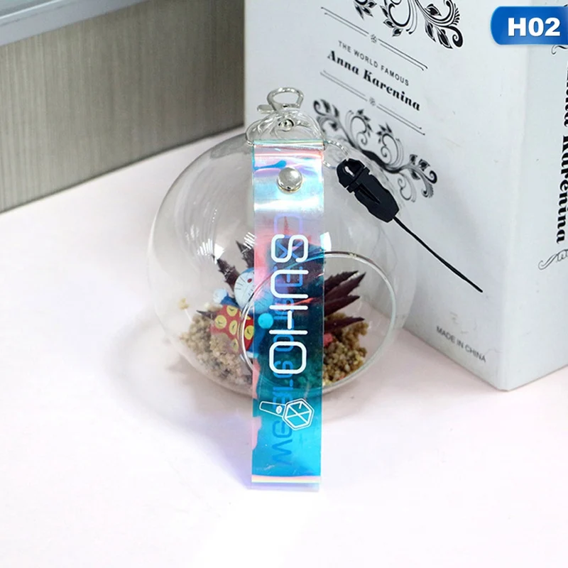 New Arrival 1 PC KPOP EXO Transparent Laser Lanyard Mobile Phone For Fans Gift | Мобильные телефоны и аксессуары