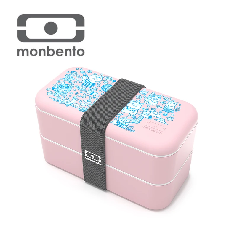 Французский Monbento оригинальная печатная двухслойная решетка микроволновая печь