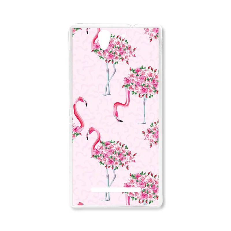 TAOYUNXI Мягкий ТПУ чехол для sony Xperia C3 D2533 чехол s для sony C3 Dual D2502 S55T S55U 5,5 дюймов DIY окрашенный защитный чехол - Цвет: J095