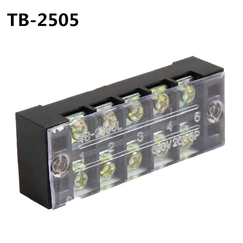 10 шт. 600 в 25А TB2503/2504/2505 Барьерная полоса Клеммная колодка Соединительная плата |
