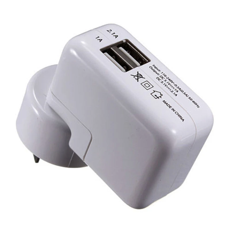 Горячая продажа AU вилка Тип 2 порта USB зарядное устройство AC настенное адаптер для