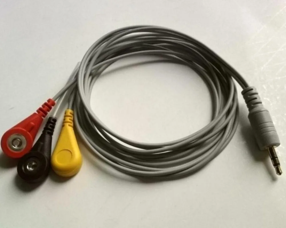 Для креативного PC-80 аудио разъем holter ecg кабель 3 свинцовые защелки с leadwires | Красота