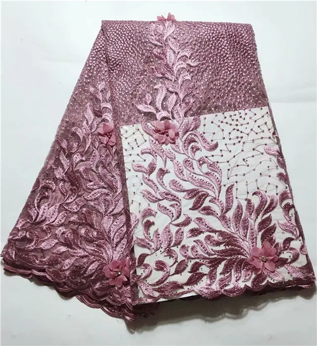 Популярный Стиль Высококачественная вышивка французский сетчатый кружевной