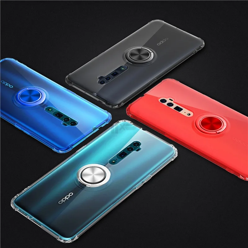 Для OPPO Reno 10X Zoom Realme 3 Pro F11 F9 Relme X lite Neo чехол прозрачный мягкий силиконовый держатель