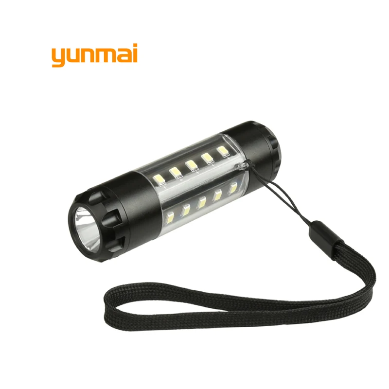 Yunmai Новый Q5 XPE + 20 COB светодиодный фонарик алюминиевый водонепроницаемый