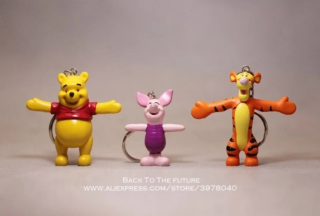 Disney Винни Пух 3 шт./компл. 5-6 см Фигурки Коллекция украшений аниме фигурка модели
