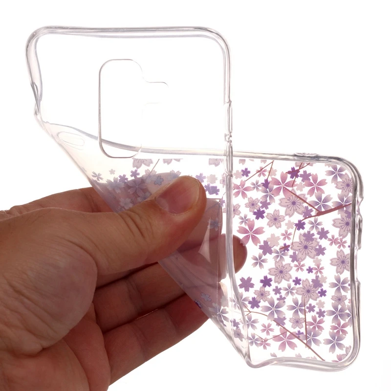Coque for Samsung Galaxy A6 Plus 2018 Case Cute Rabbit Cherry Transparent Silicon Phone Funda A6Plus Cover |