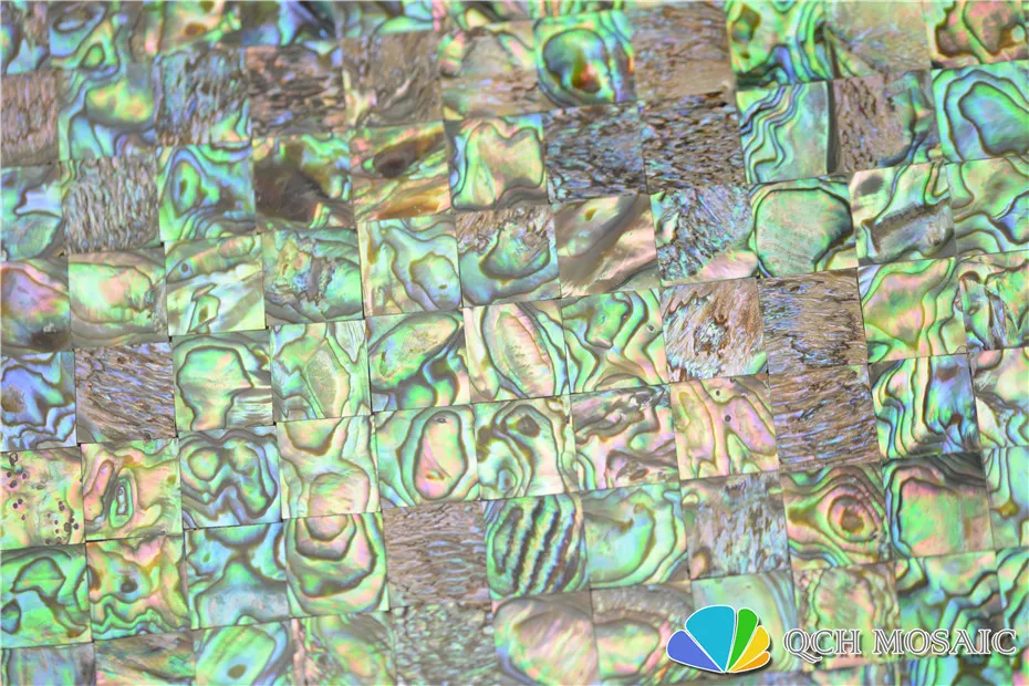 Новая Зеландия abalone paua shell бесшовная перламутровая мозаичная плитка для дома