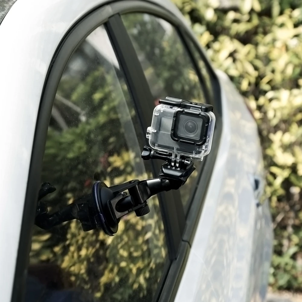 

SHOOT Mini Car Suction Cup Mount for GoPro Hero 9 8 7 Black Xiaomi Yi 4K Dji Osmo Sjcam Sj8 Eken Holder for Go Pro 8 5 Accessory