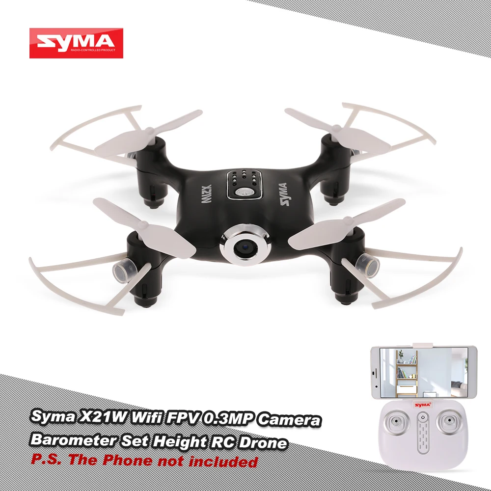 Syma X21W Wifi FPV 720 P камера Дрон с барометром установкой высоты Радиоуправляемый