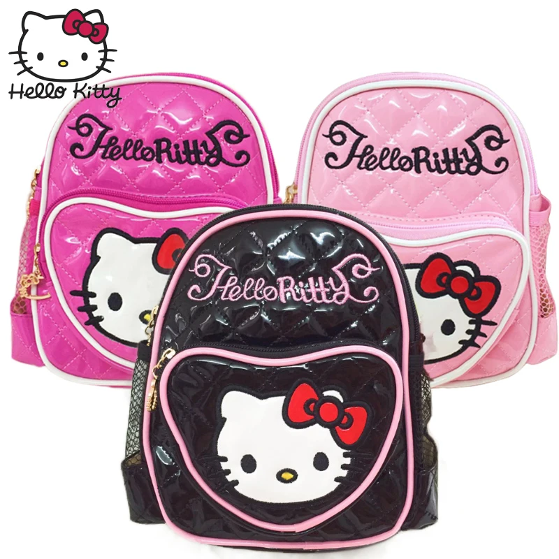 Рюкзак с рисунком Hello Kitty Детский плюшевый школьный рюкзак для мальчиков и
