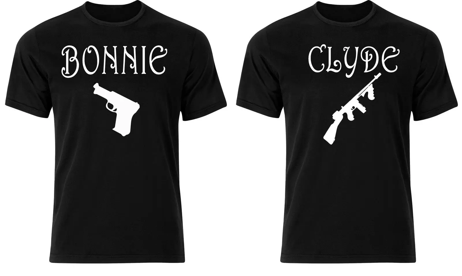 Мужская футболка с героями мультфильмов Bonnie & Clyde новая модная унисекс|Мужские