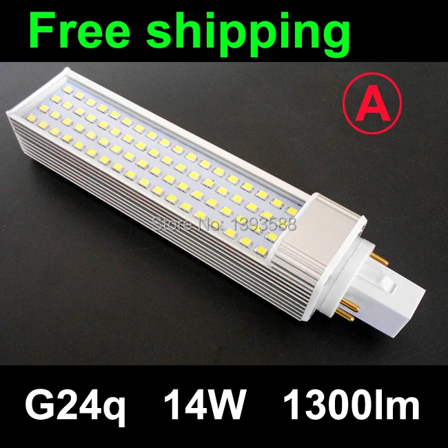 G24q 1 g24q 2 3 AC85 ~ 265 В 72 светодиода 2835 SMD g24 pl 14 Вт|Светодиодные лампы и трубки| |