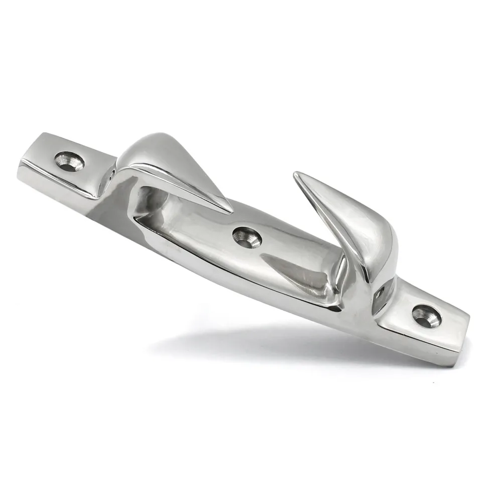

2pcs Stainless Bow Pointed Chock Cleat 152MM For Boats Marine Yacht Deck