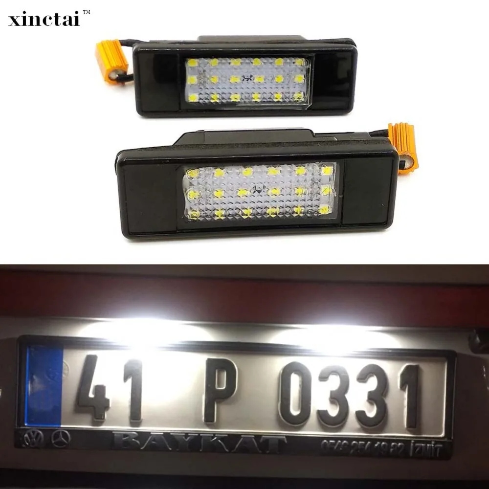 

2PCS Error Free LED License Plate Light for Mercedes Benz Viano W906 Sprinte Vito W639 2006-2016 2003-2015