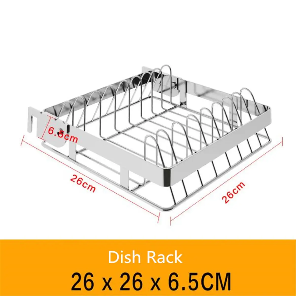 Dish Rack Кухонные полки из нержавеющей стали, держатели для хранения чаши, стойки для посуды, органайзер, принадлежности для хранения посуды, сушильная чаша, стойка для раковины - Цвет: Dish Rack