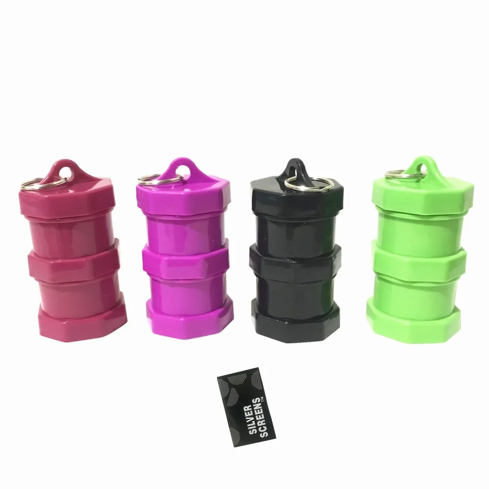 

Hot sale high-grade 3 layer 95*48mm new tobacco box tobacco sealed box storage bag solid color tobacco Storage bags