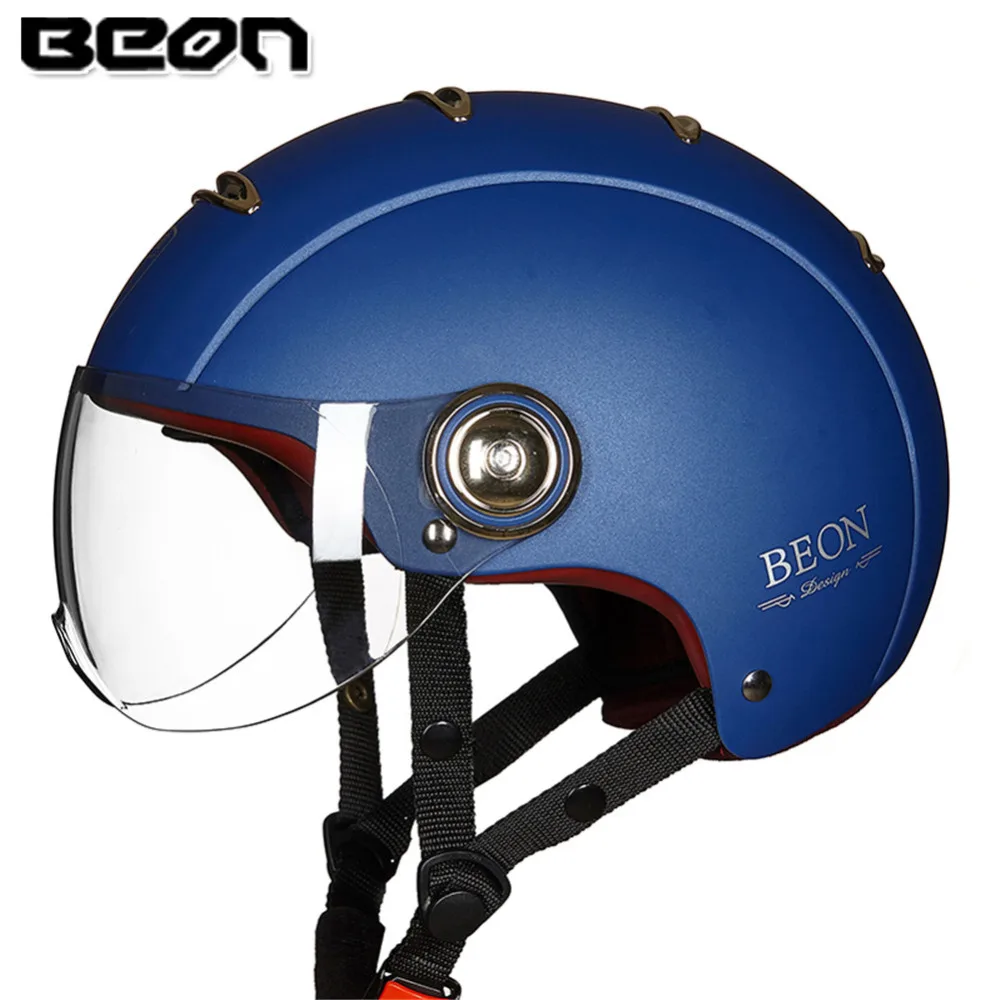 BEON скутер с открытым лицом мотоциклетный шлем Casco Capacete мото шлемы Kask для Motocyklowy