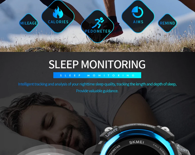 SKMEI Bluetooth Монитор Сердечного Ритма Смарт наручные часы мужские военные часы мужские спортивные Relogio Masculino цифровые аналоговые 1188