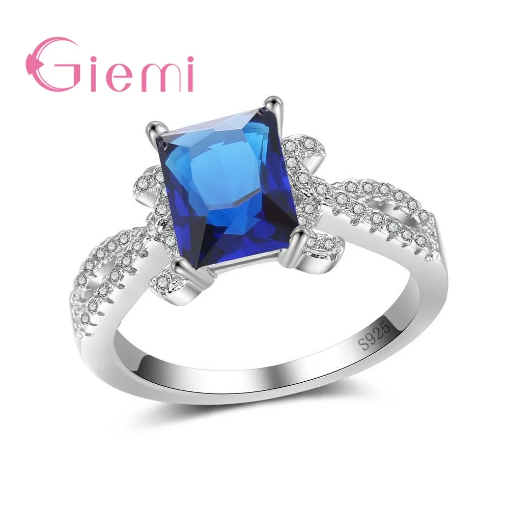 

Новинка, классика, серебро 925 пробы, роскошное ослепительное обручальное кольцо для женщин, высокое качество, ювелирные украшения для влюбл...