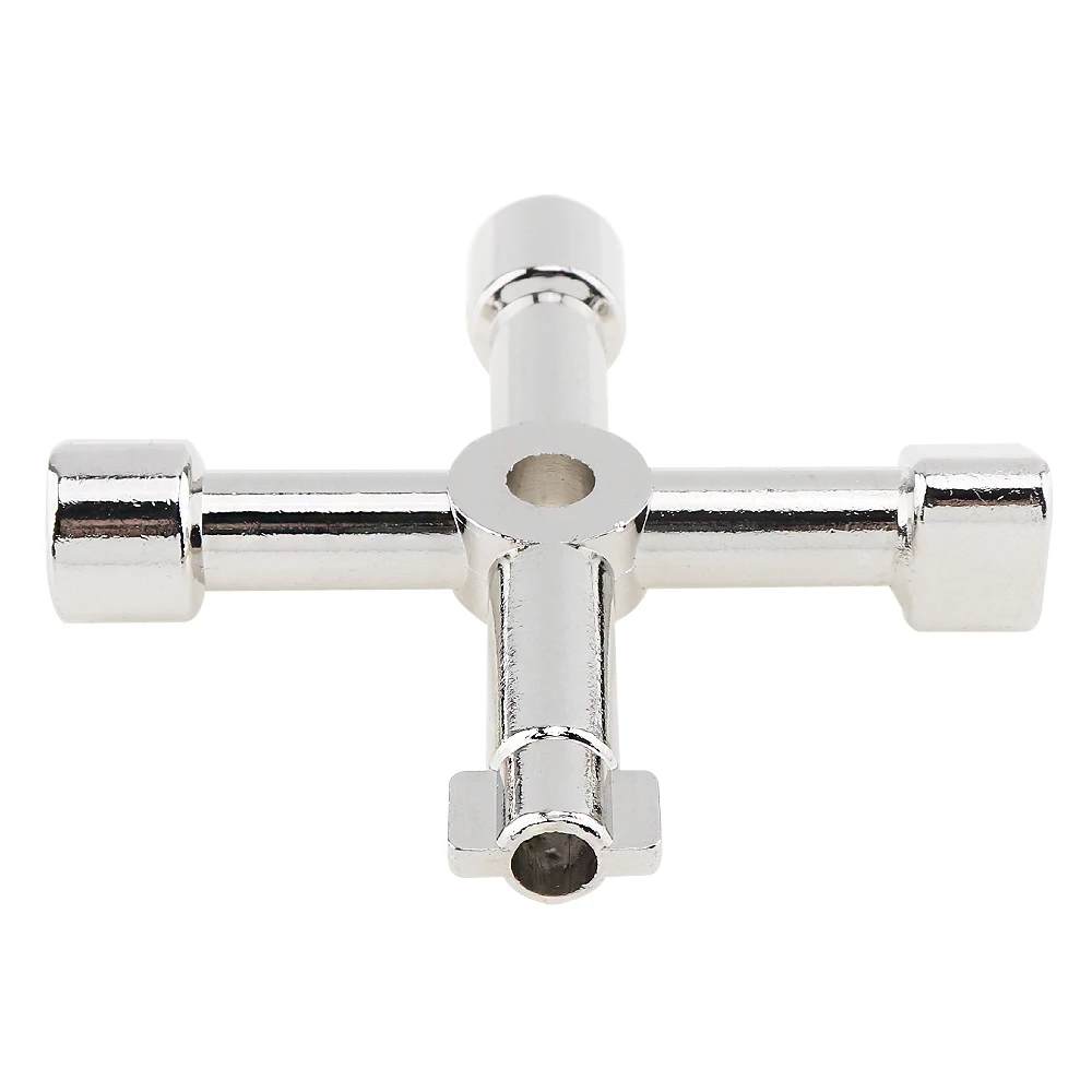 Multifunction 45 # Steel Key Wrench Cross Triangle Plumber Mini Hand Tool for Electric Control Cabinet Train Elevator | Инструменты