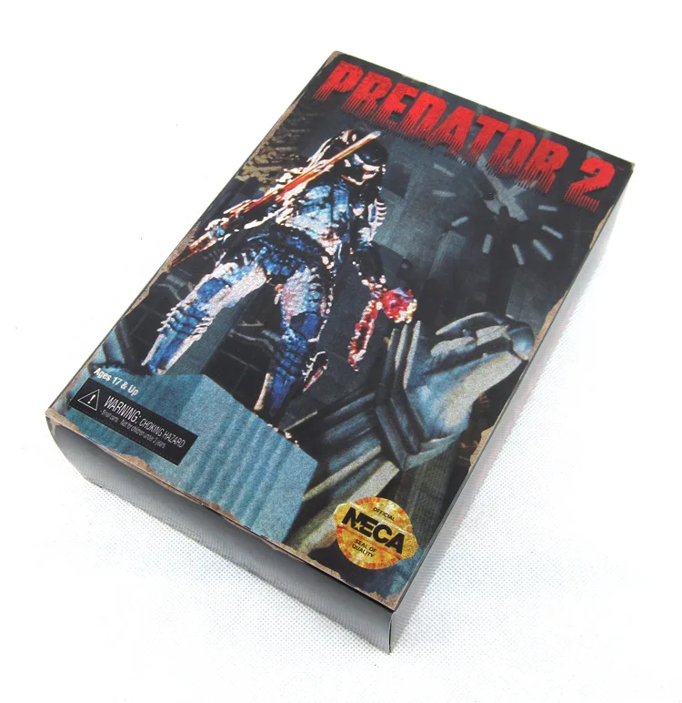 NECA Хищник город Охотник Видео игра внешний вид копье трофей череп умный диск 7