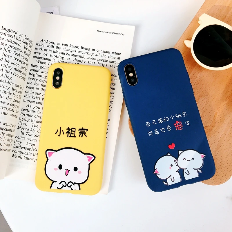 Для huawei Nova 3 чехол для телефона Супер милый мультфильм кошка любовники конфеты