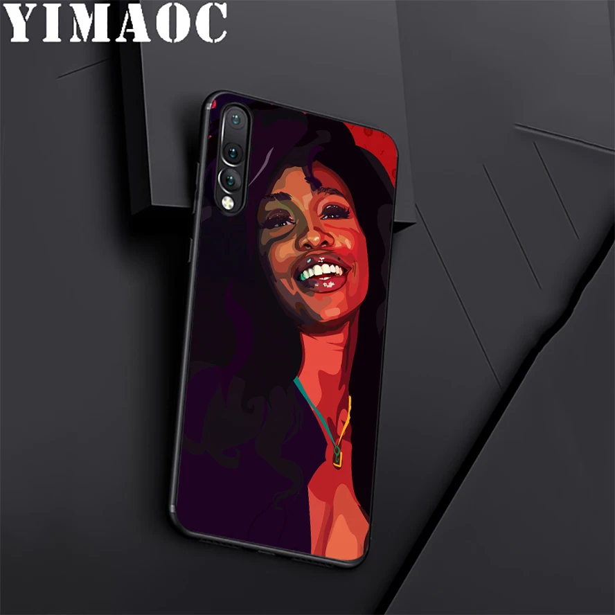 YIMAOC SZA Singer Soft Silicone Case For Huawei Honor Mate 10 P20 P10 P9 P8 P Smart Y6 6A 7A 7X 7C Lite Pro 2017 2018 |