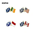 Шотландский баннер дружбы, нагрудные значки для одежды, Rozety Papierowe рюкзак со значком