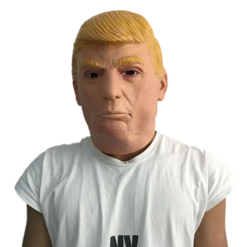 Президент США Трамп латексная маска полная голова Дональда Трампа резиновые