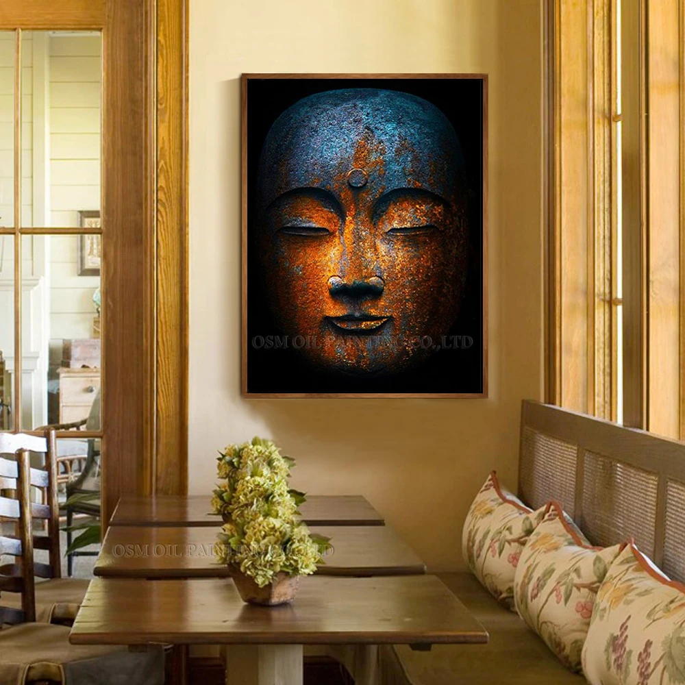 Высококачественная абстрактная картина с изображением Будды для настенной