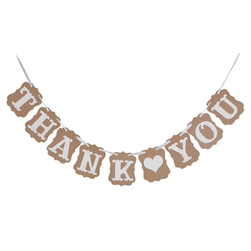 BESTOYARD благодарим вас бумажные баннеры для свадебной вечеринки|gift gifts|gift favorgift supplies
