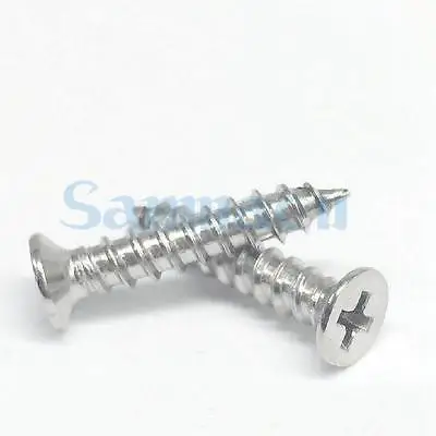 

30pcs ST6.3 Phillips Flat Head Screws Countersunk Self Drilling Tapping Screw