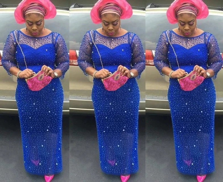 

Free shipping !! (5yards/pc) New coming J5629 African French net lace fabric with beads and stones elegant design for dress