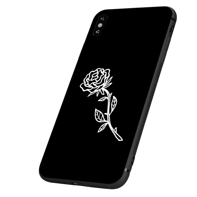 Черный чехол ТПУ для iphone 5 5s se 6 6s 7 8 plus x 10 чехол силиконовый чехол для iphone XR XS 11 pro MAX чехол простой белый