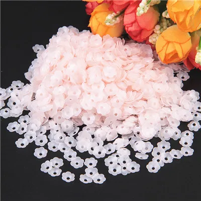 MTPK Multic Cup Flower Sequin 6 мм блестящие свободные блестки Blossom блестки сливы шитье, Свадебное Ремесло для одежды аксессуары - Цвет: MTPK