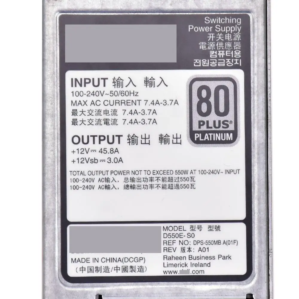Серверная мощность 550 Вт для DELL Edge R320 R420 RYMG6 M95X4 PSU | Компьютеры и офис