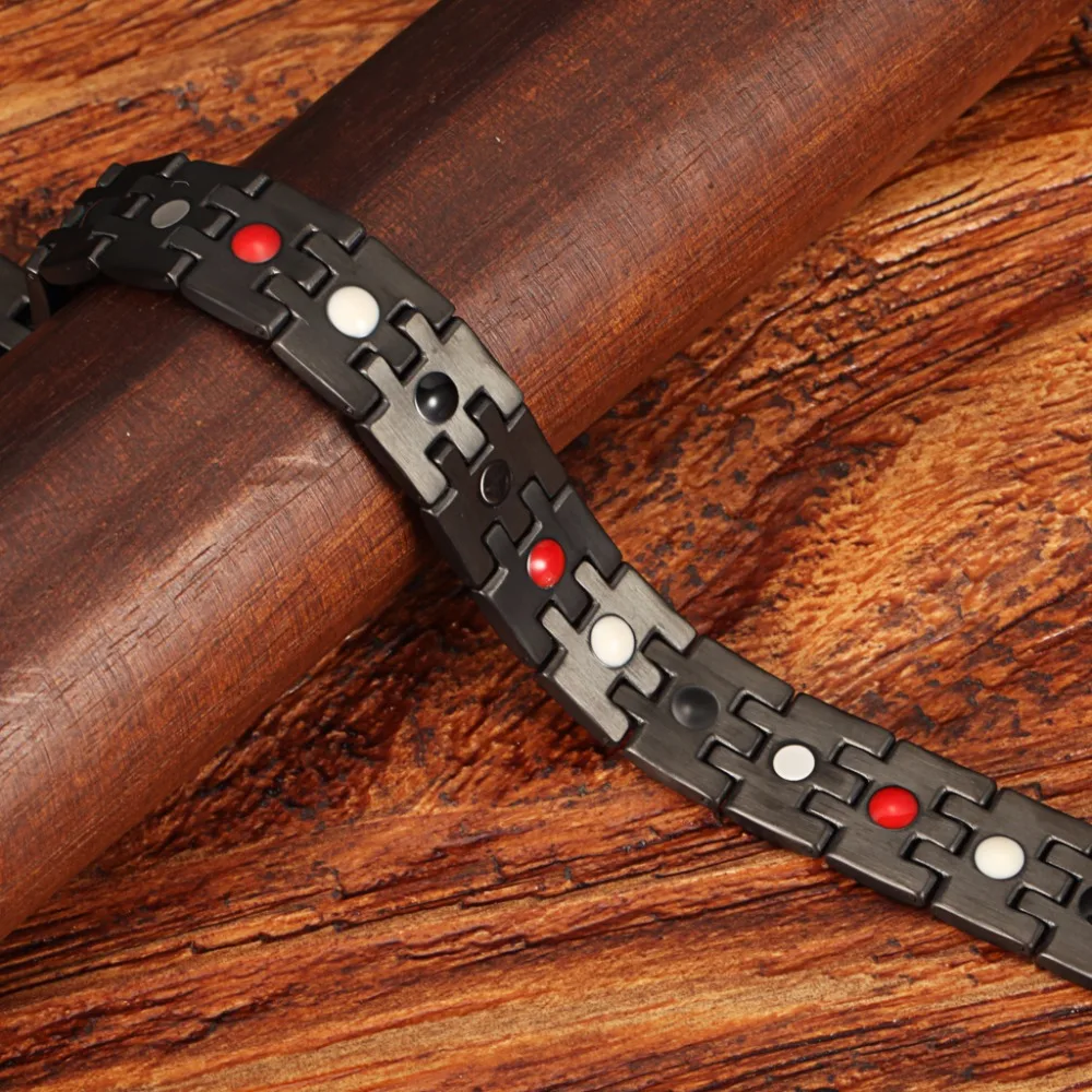 Браслет WelMag Мужской Магнитный 8 5 дюйма из нержавеющей стали|men magnetic bracelet|magnetic