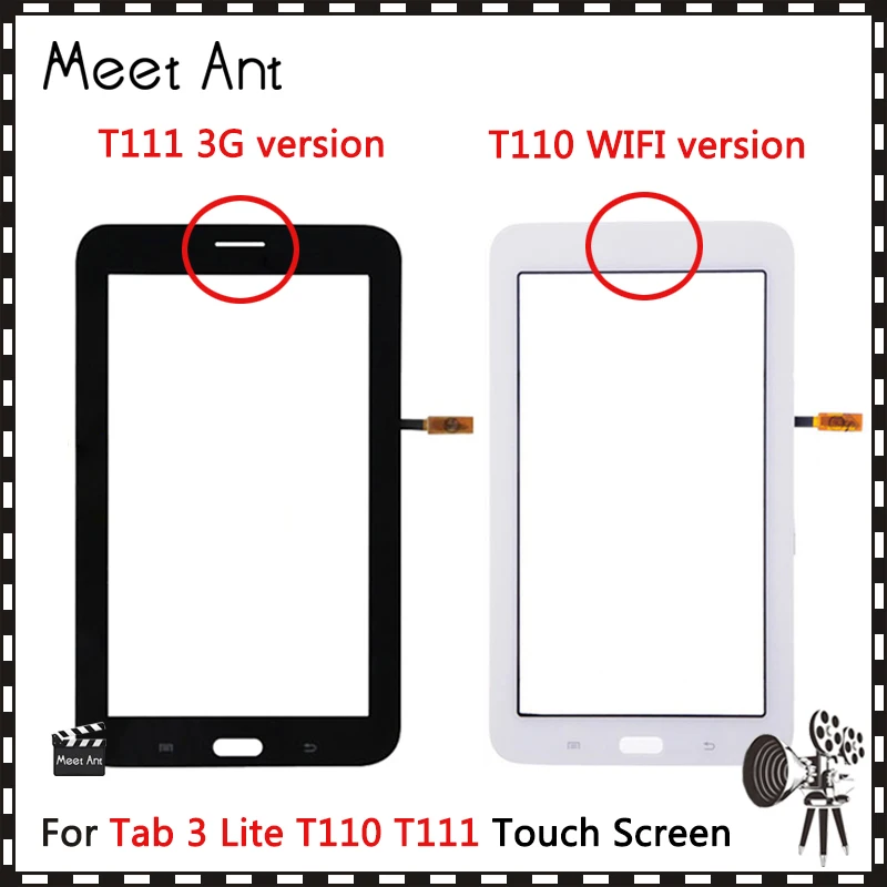 7 0 &quotдля Samsung Galaxy Tab 3 Lite SM T110 T111 сенсорный экран дигитайзер Датчик передняя