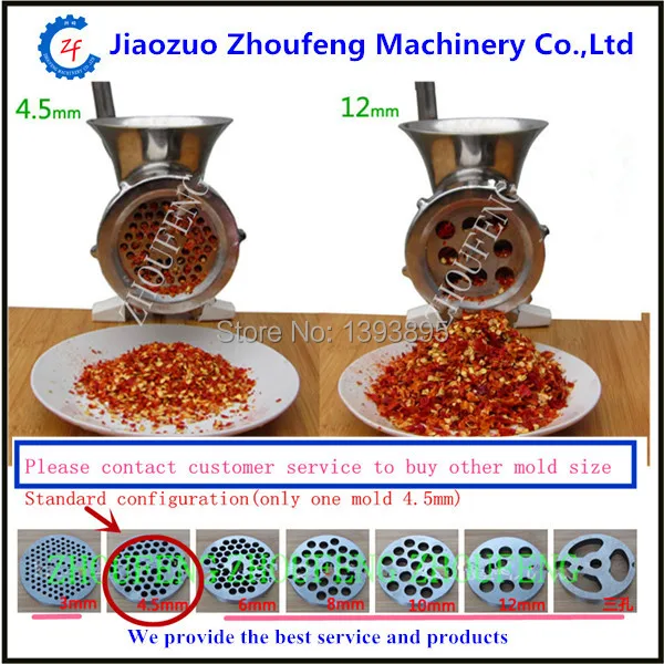 2016 good quality  Manual Meat Grinder Mincer Machine 10#