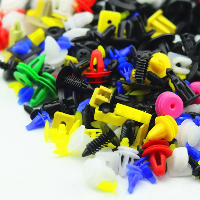 100Pcs Universal Mixed Auto Fastener For Ford focus MK2 MK3 MK4 Kuga Fiesta Mondeo Ecosport Chevrolet Cruze Malibu Aveo | Автомобили и