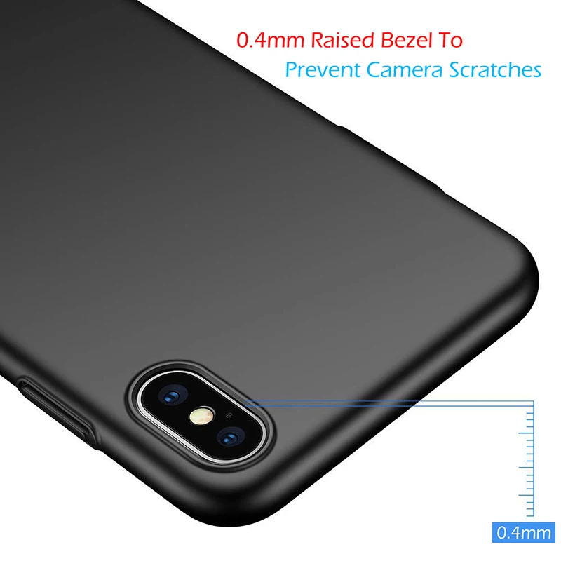 Case For Iphone Xs Max XR Cover Hard Plain Shockproof PC Anti-fingerprint Comfort Button iphone | Мобильные телефоны и