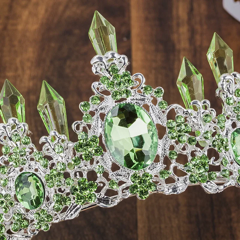 Mamojko новые винтажные Свадебные кристаллические коронки серьги набор аксессуары для волос австрийский страз королева пышная Тиара для женщин