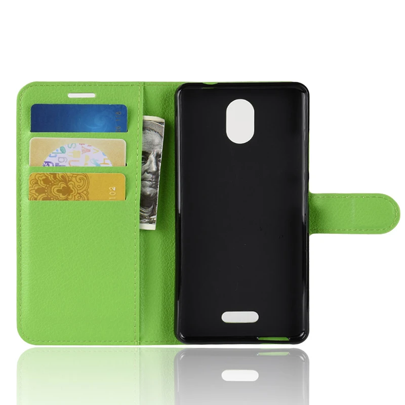 Alesser для Wiko вид Go кожаный чехол флип телефона с карты карман крышка кошелек Чехол 5