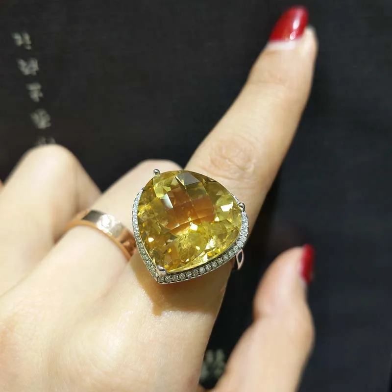 Женское кольцо с сердечком FLZB модное элегантное 18*18 мм 22.5ct|Кольца| |