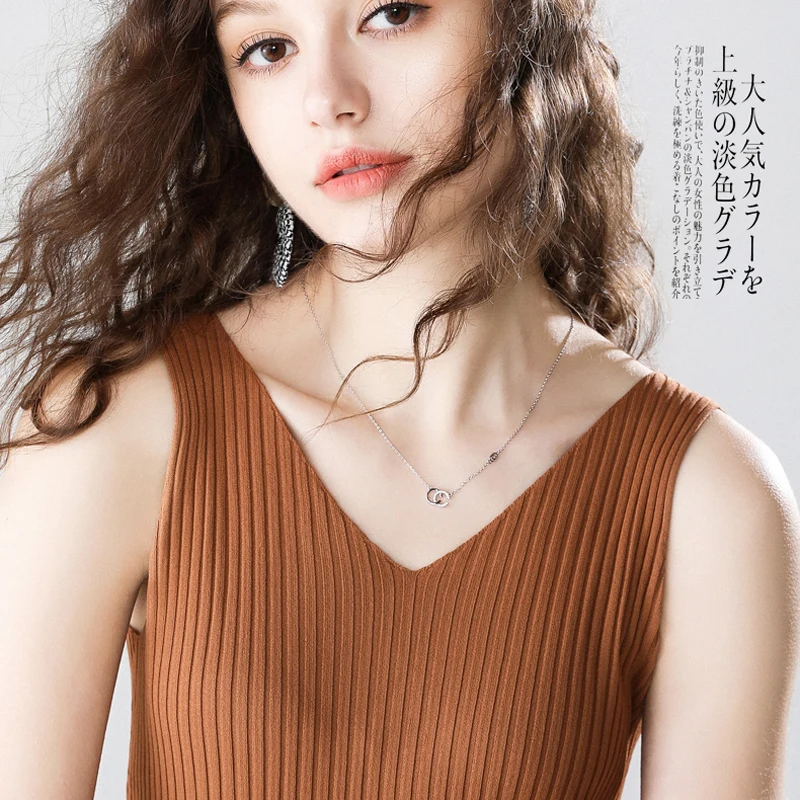 Women's Sexy Elastic Camis Bra Adjustable Spaghetti Strap Ribbed Camisole Tank Top Vest For Women Sleeveless Clothing New | Женская