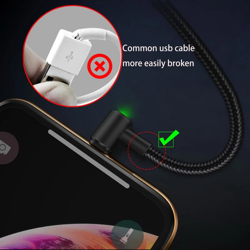 USB кабель для iPhone, MCDODO светодиодный кабель для быстрой зарядки данных для iPhone XS Max XR X 8 7 6 6S 5S iPad шнур для зарядки мобильного телефона