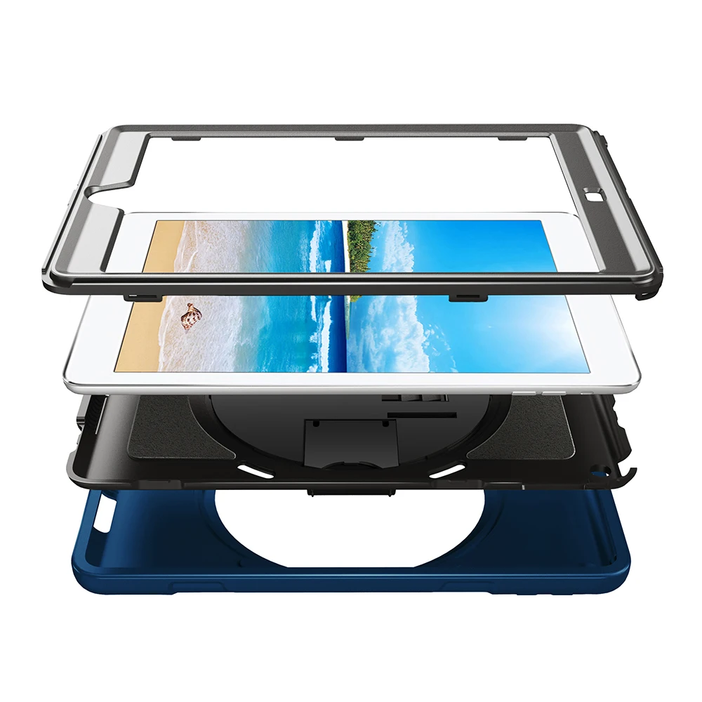 Для iPad 2018 2017 9 7 дюймов чехол для планшета с держателем карандаша вращающийся на 360